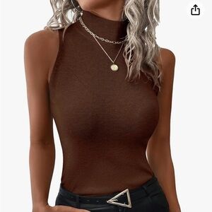 AMAZON | Sleeveless Turtle Neck